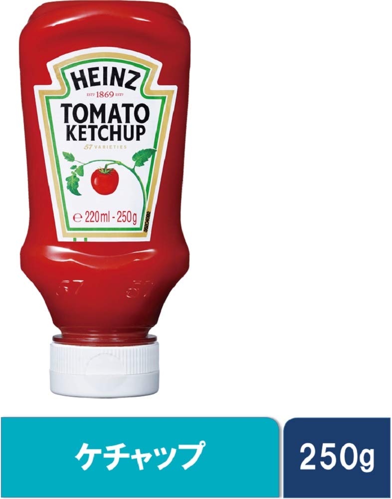 Amazon.co.jp: ハインツ (HEINZ) トマトケチャップ 逆さボトル 250g